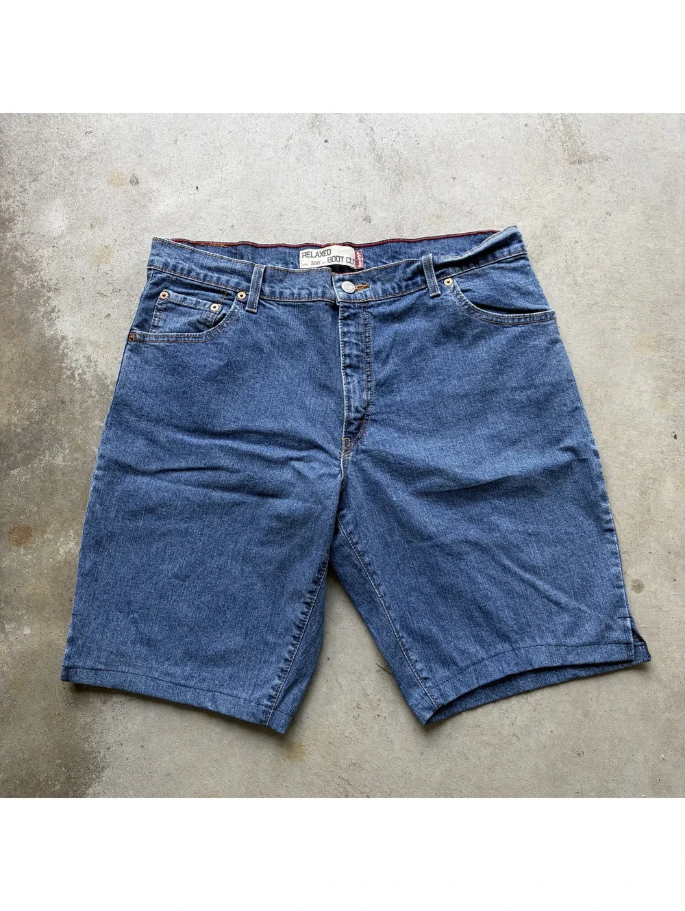Levi's Relaxed Boot Cut Denim Shorts Size 16L